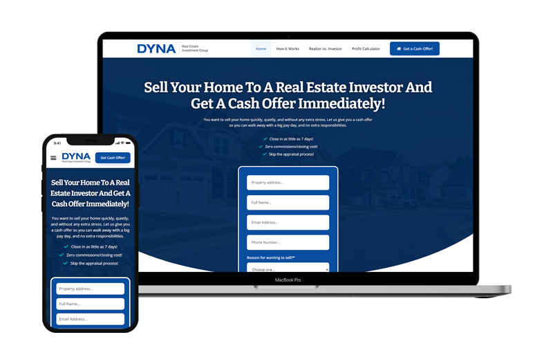 real estate website design website design by revved digital